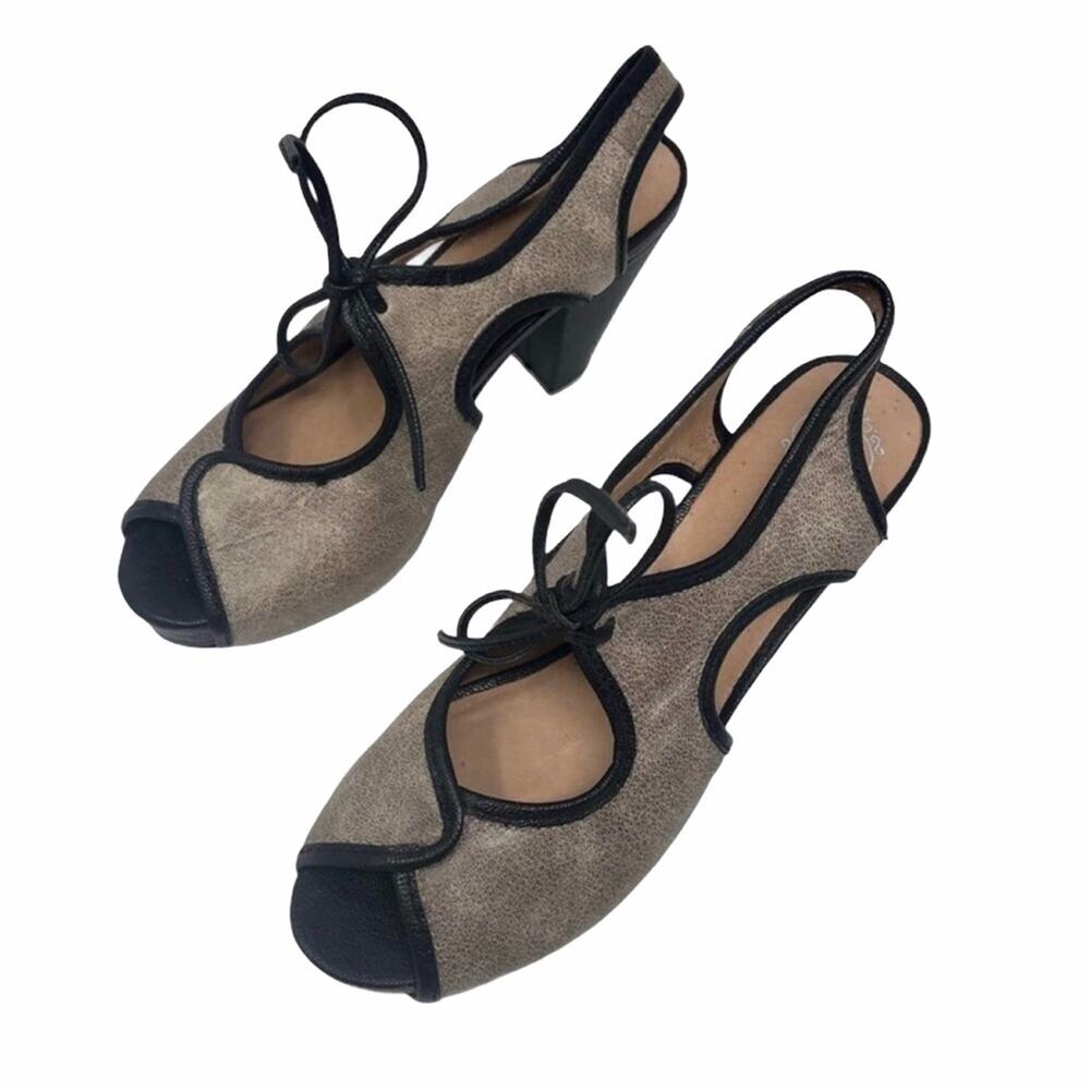 Jeffrey Campbell Salma Platform Leather Heel 7.5 M